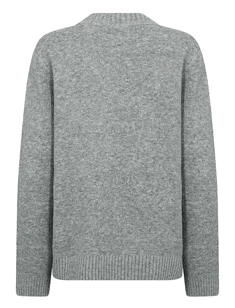 Soyaconcept - SC-AUDREY - striktrøjer - 99470 med. grey melange combi - 2