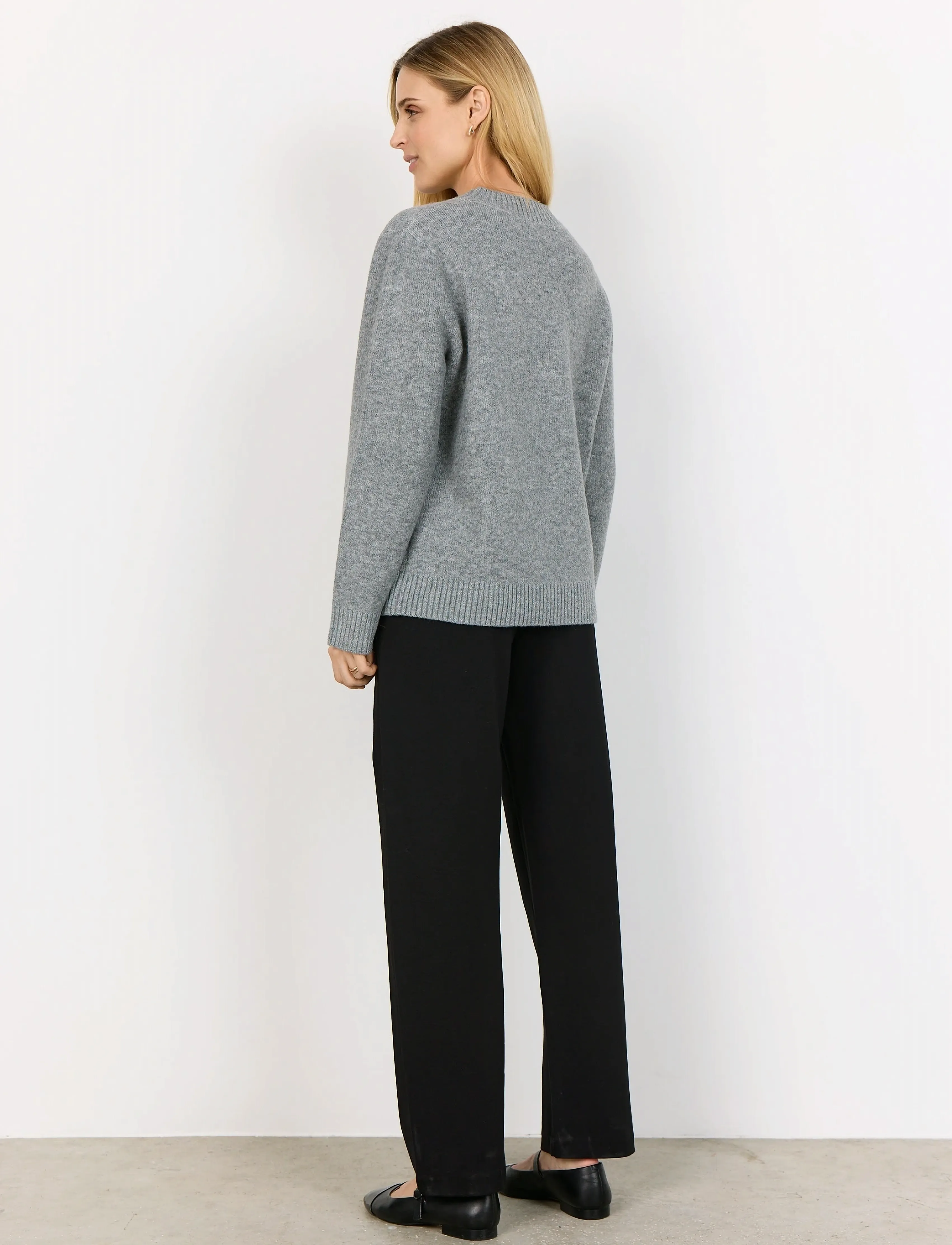 Soyaconcept - SC-AUDREY - pullover - 99470 med. grey melange combi - 4