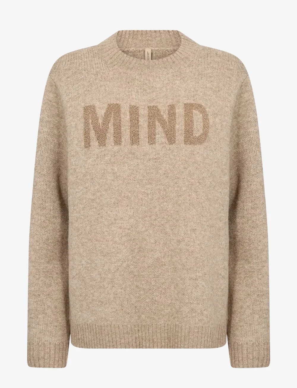 Soyaconcept - SC-AUDREY - striktrøjer - 98008c sand melange combi - 1