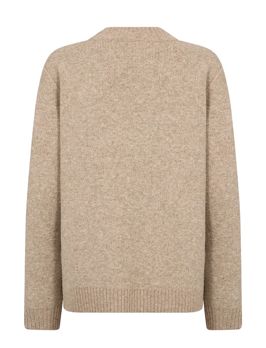 Soyaconcept - SC-AUDREY - pullover - 98008c sand melange combi - 2