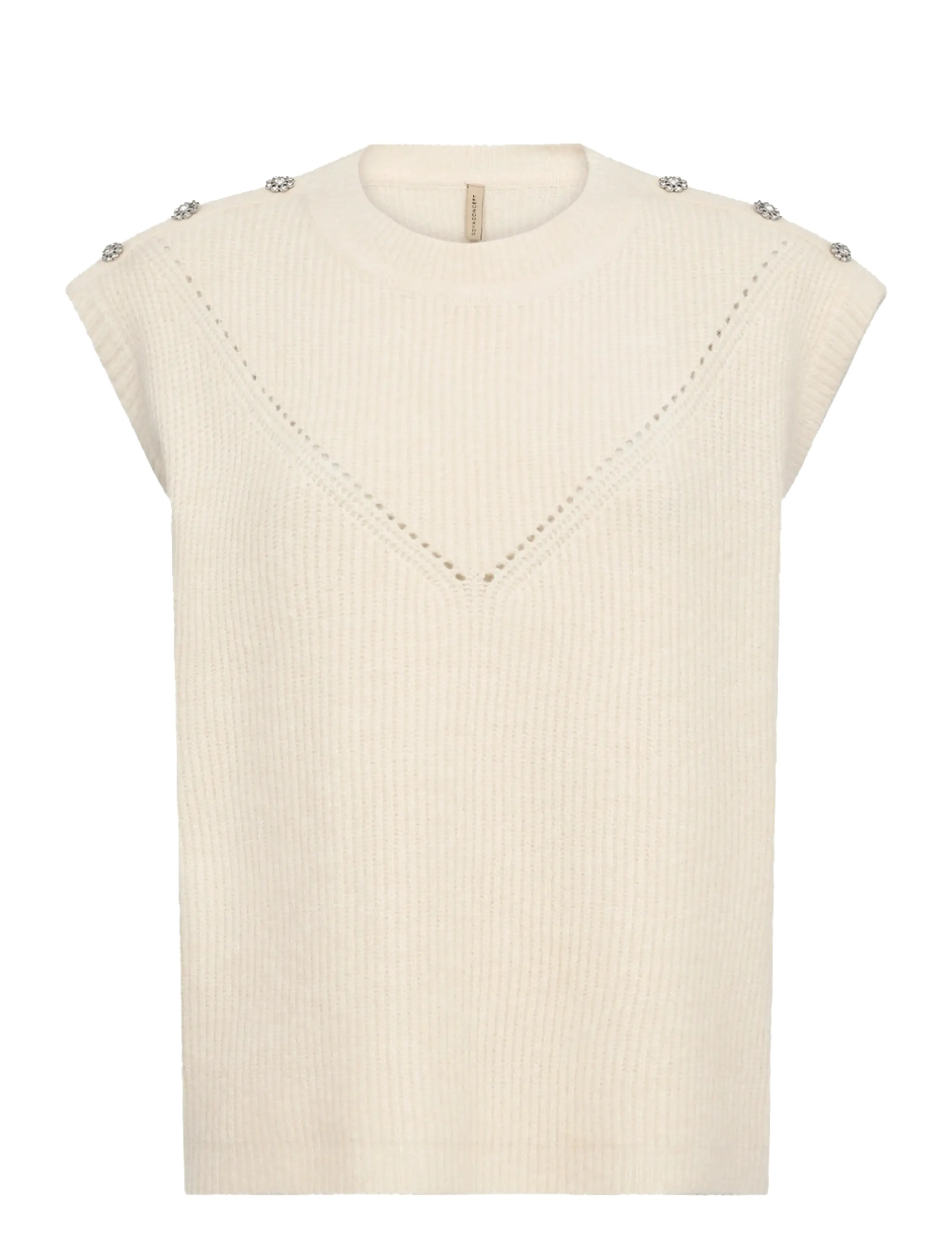 Soyaconcept SC-AVALON - Vests - 91620 CREAM MELANGE / cream
