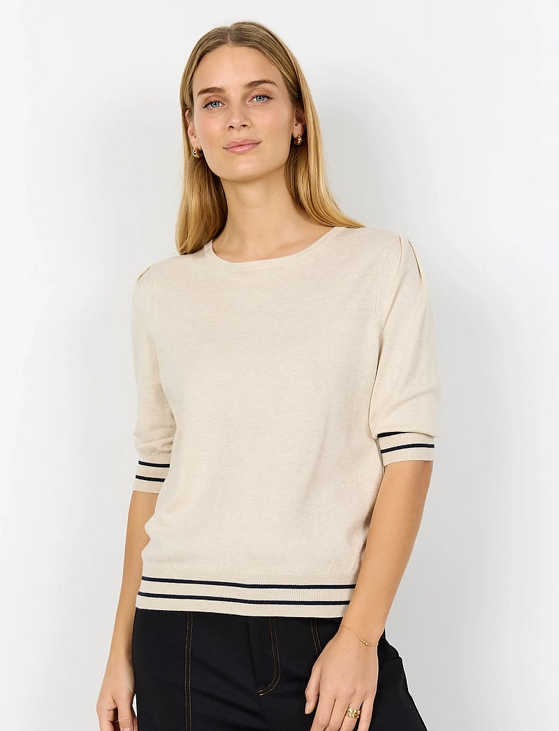 Soyaconcept - SC-DOLLIE - pullover - 91620 cream melange combi - 0