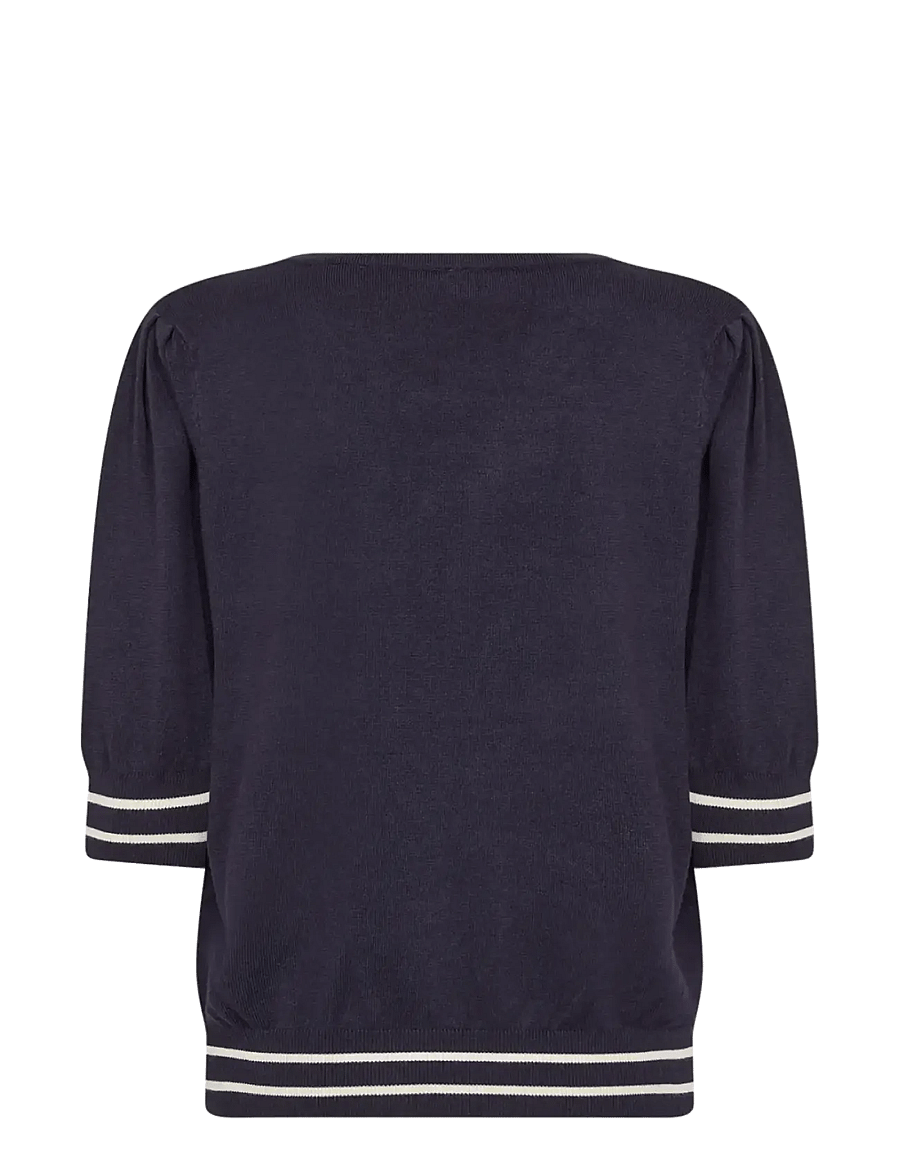 Soyaconcept - SC-DOLLIE - stickade tröjor - 6910 navy combi - 2