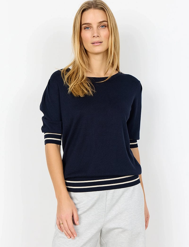 Soyaconcept - SC-DOLLIE - striktrøjer - 6910 navy combi - 0