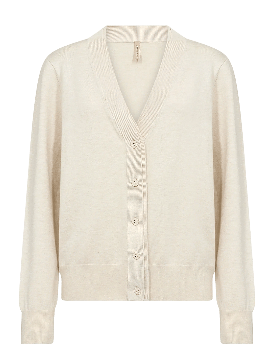 Soyaconcept - SC-DOLLIE - strickjacken - 91620 cream melange - 1
