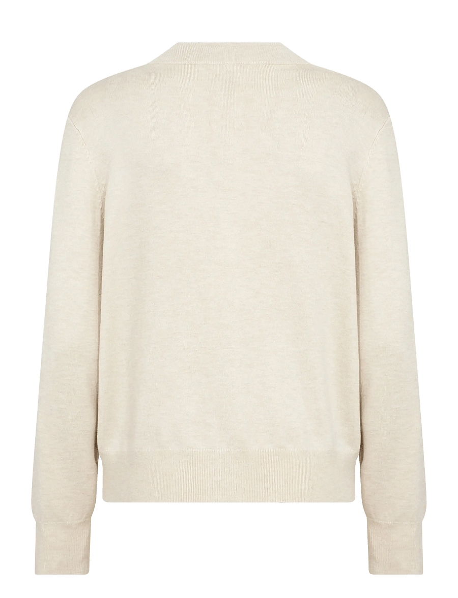Soyaconcept - SC-DOLLIE - strickjacken - 91620 cream melange - 2