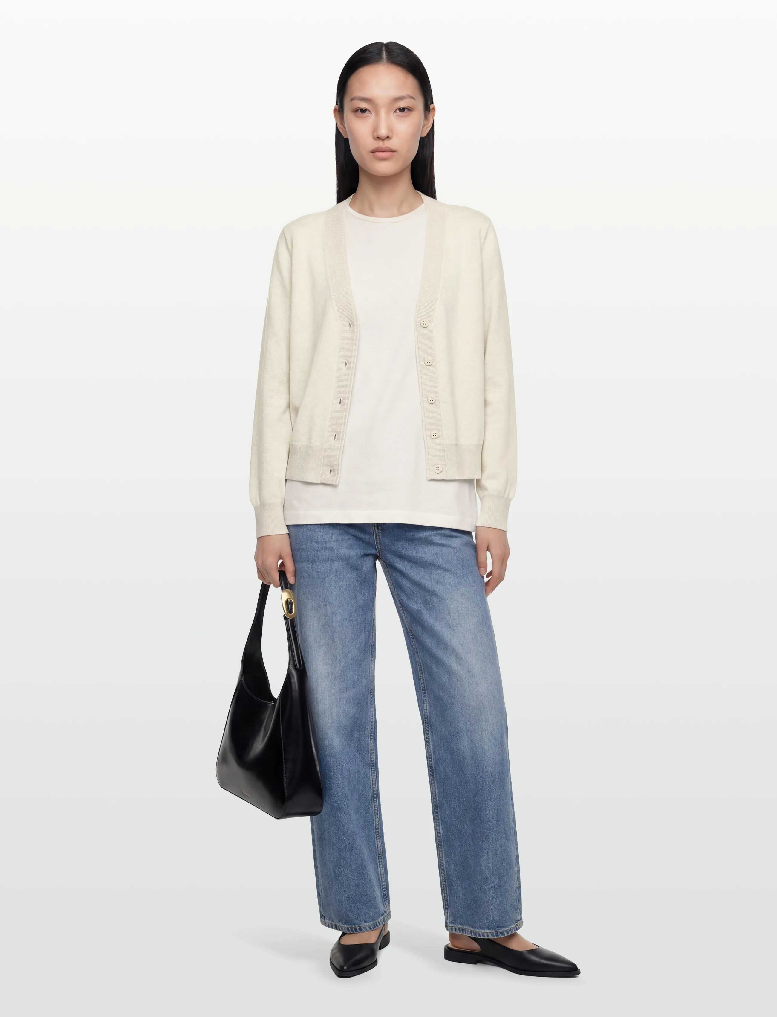 Soyaconcept - SC-DOLLIE - cardigans - 91620 cream melange - 0