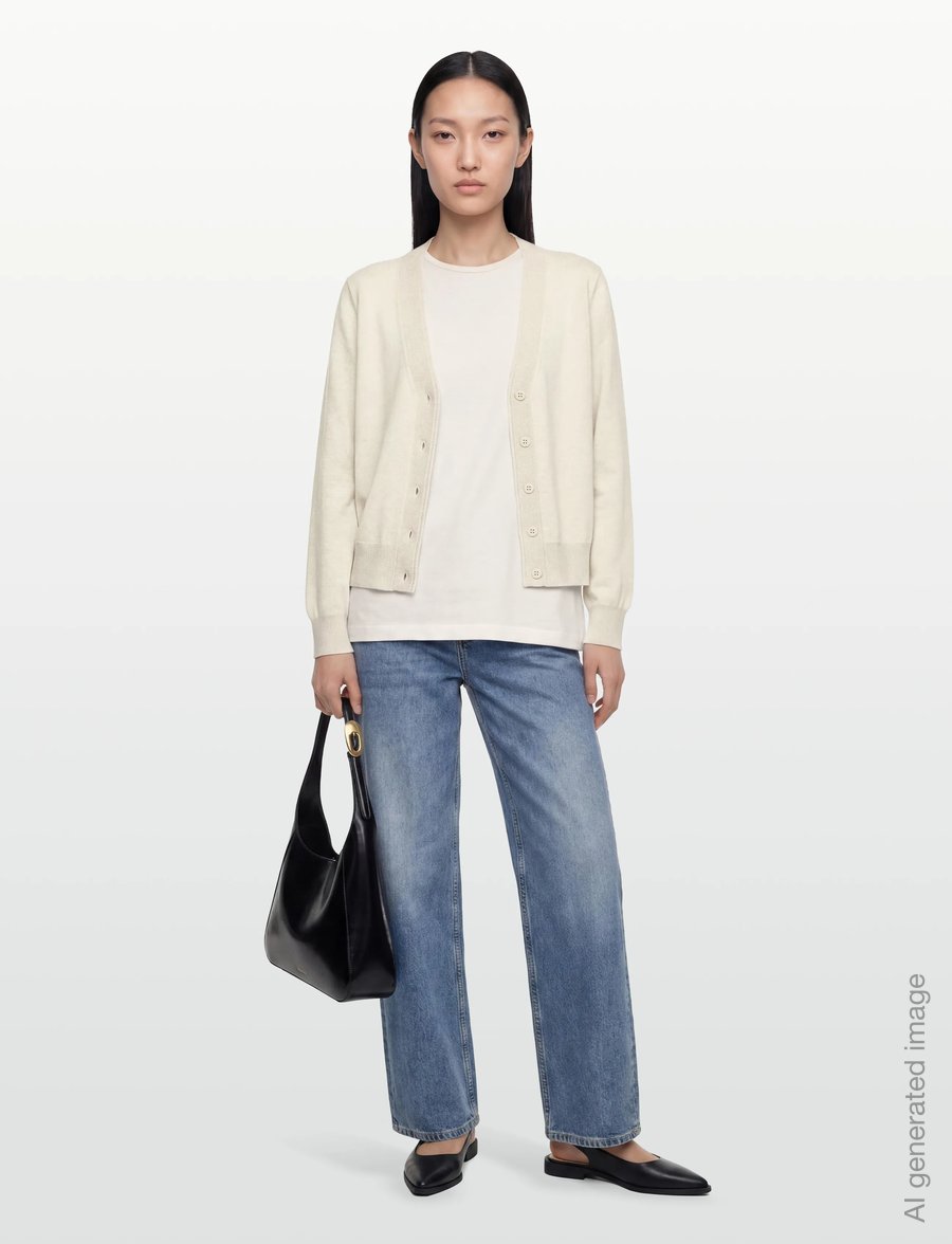 Soyaconcept - SC-DOLLIE - strickjacken - 91620 cream melange - 0