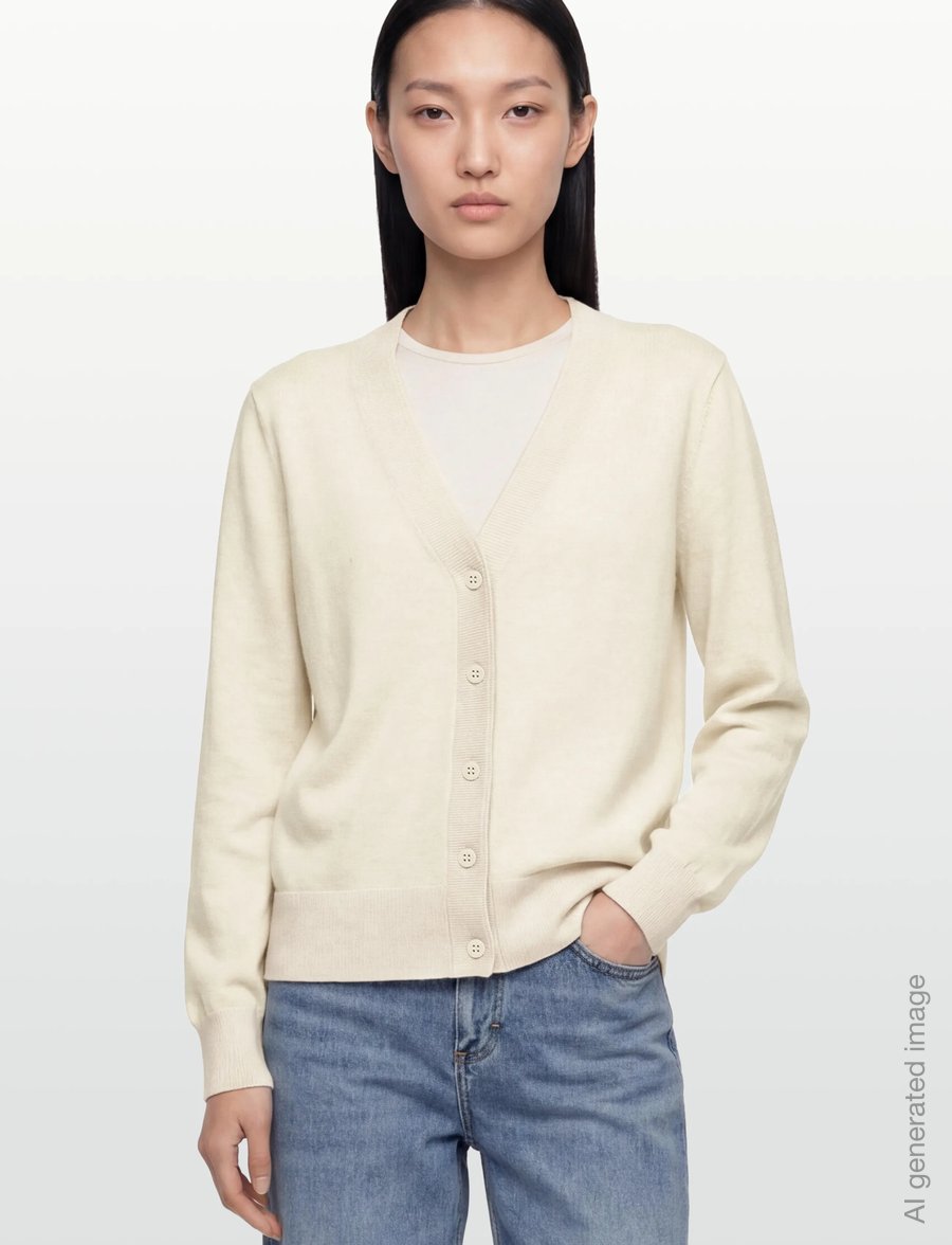Soyaconcept - SC-DOLLIE - strickjacken - 91620 cream melange - 3