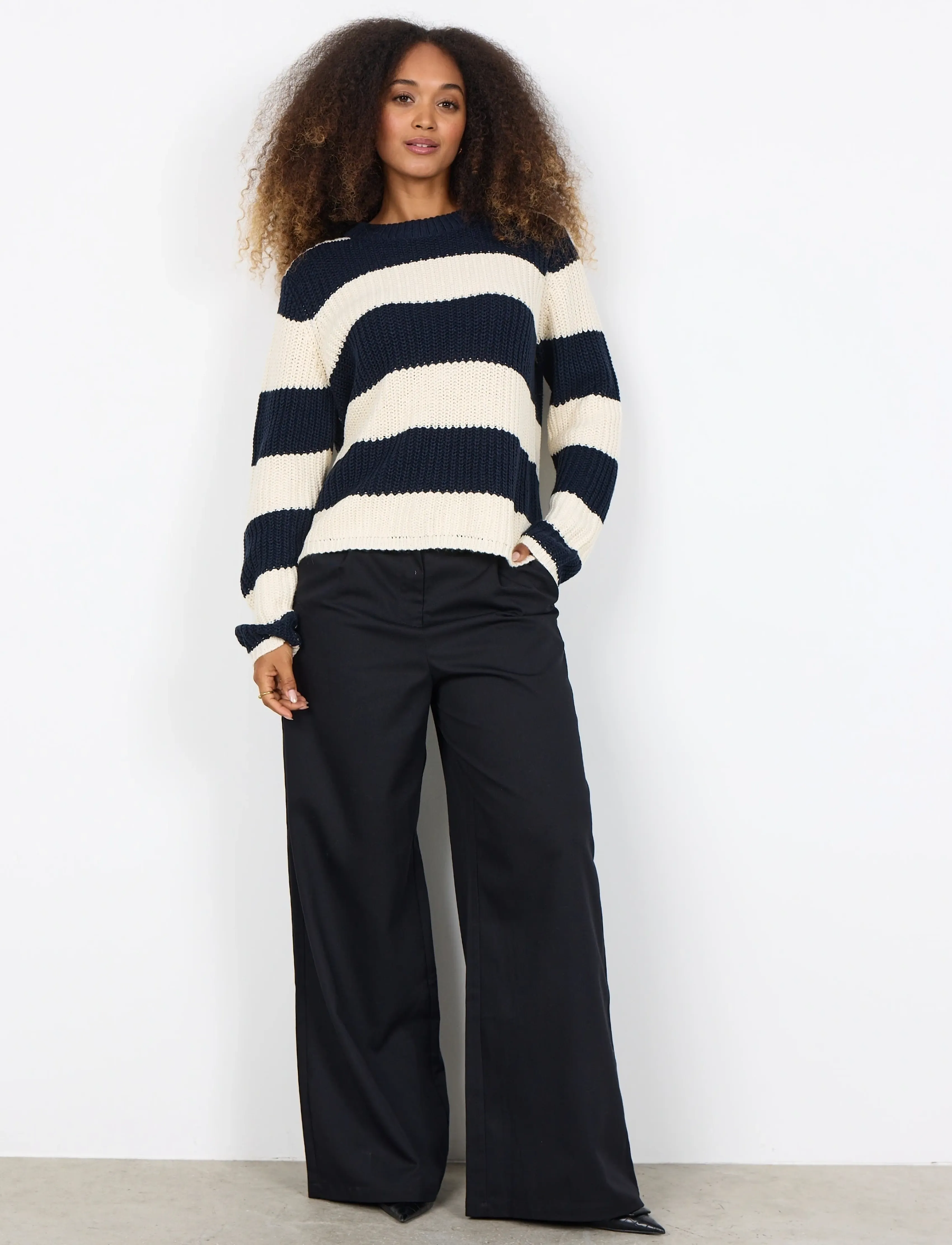 Soyaconcept - SC-REMONE STRIPE - jumpers - 6910 navy combi - 3