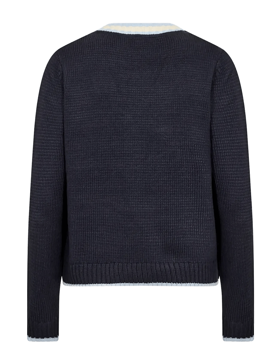 Soyaconcept - SC-REMONE - strickjacken - 6910 navy combi - 2