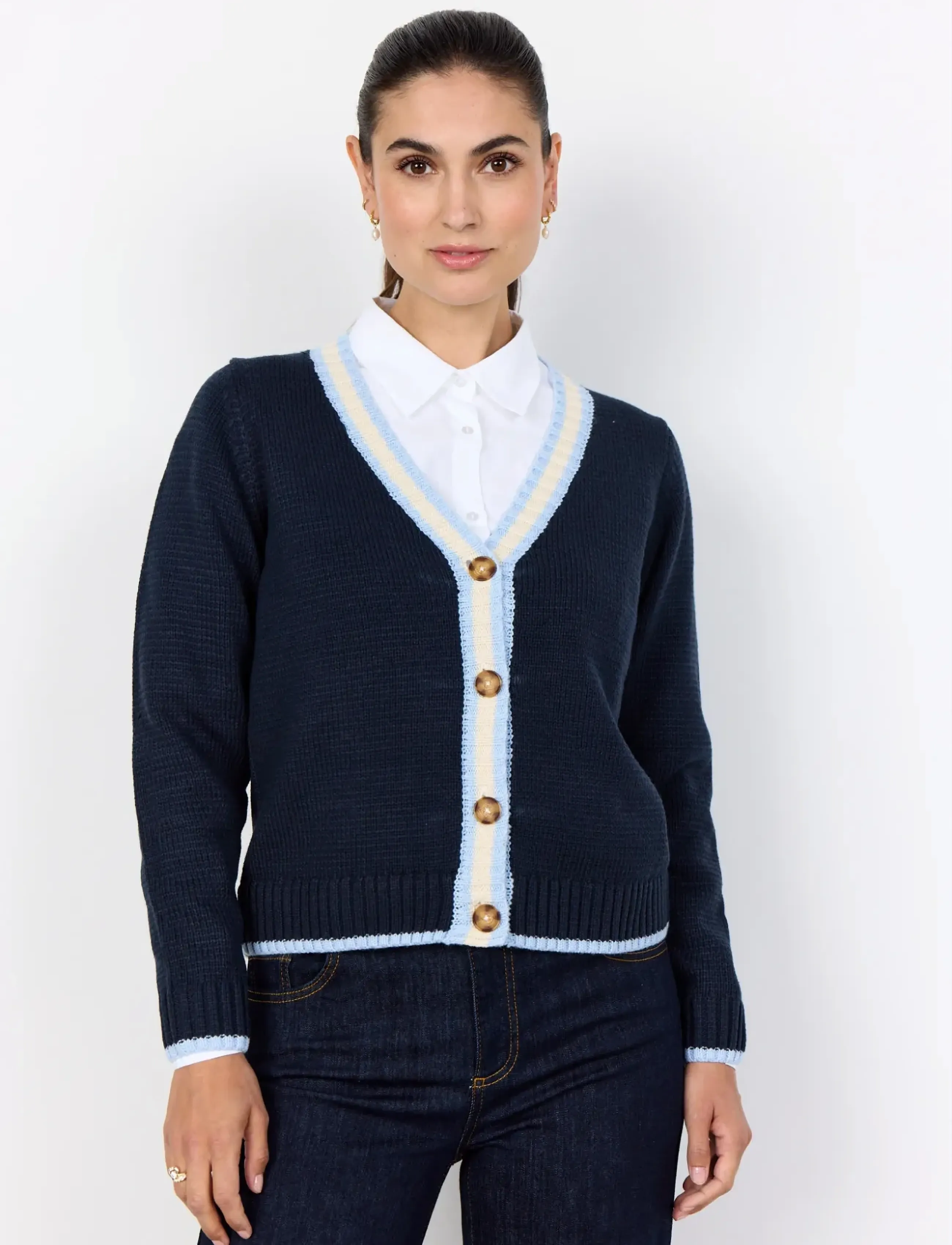Soyaconcept Sc-Remone, XL, Navy, Strik > Cardigans, Dame