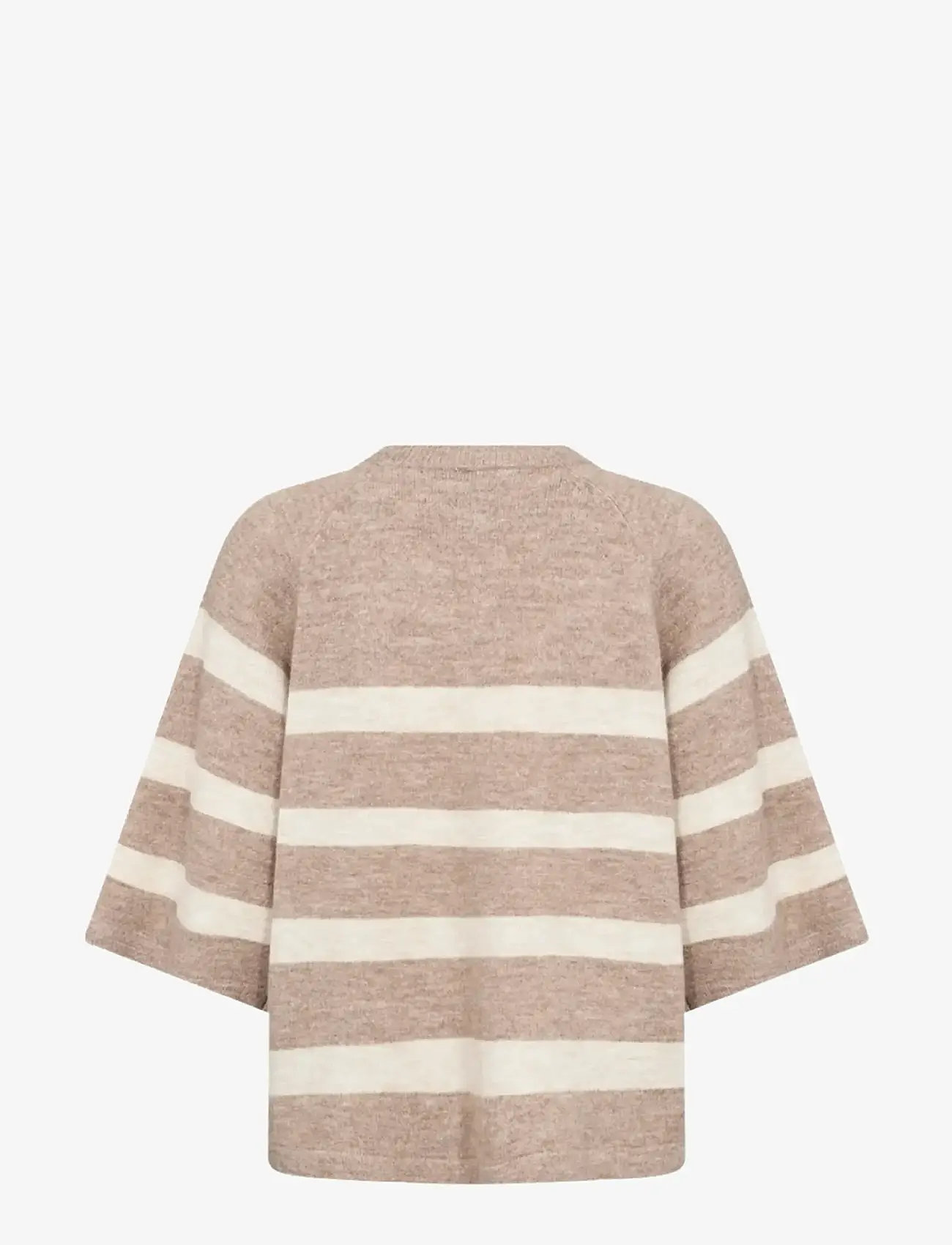 Soyaconcept - SC-ORLEAN STRIPE - pullover - 98008c sand melange combi - 2