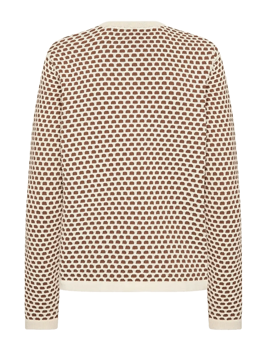 Soyaconcept - SC-BIBBI - strickjacken - 8710 toffee combi - 1