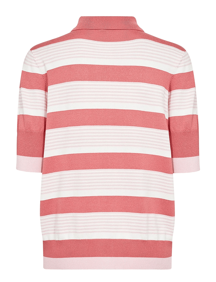 Soyaconcept - SC-DOLLIE STRIPE - cardigans - 4390 rapture rose combi - 2