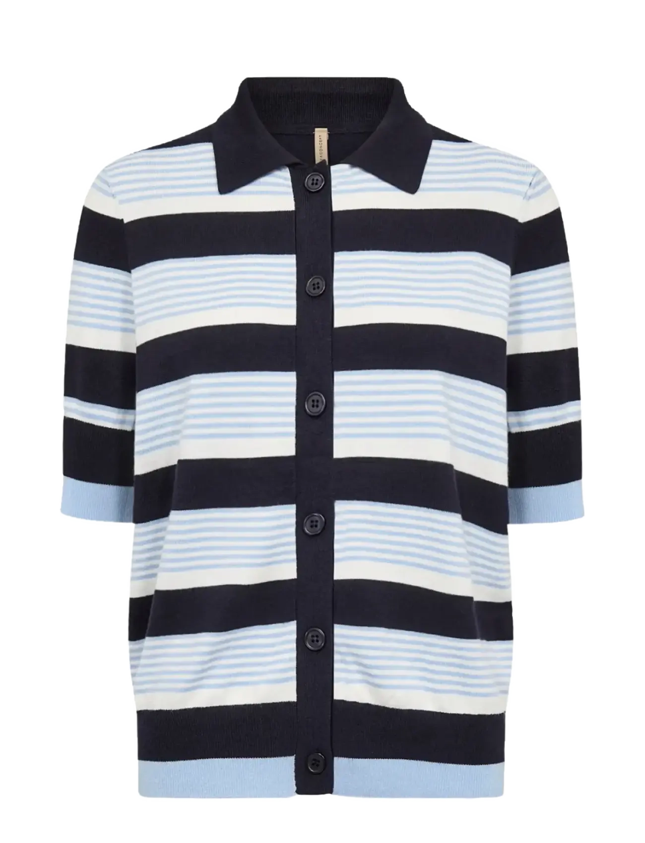 Soyaconcept SC-DOLLIE STRIPE - Cardigans - 6910 NAVY COMBI / navy