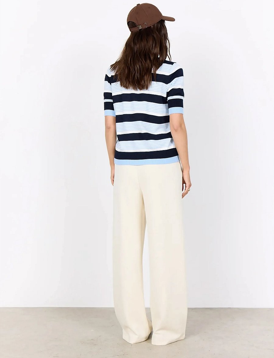 Soyaconcept - SC-DOLLIE STRIPE - strickjacken - 6910 navy combi - 5