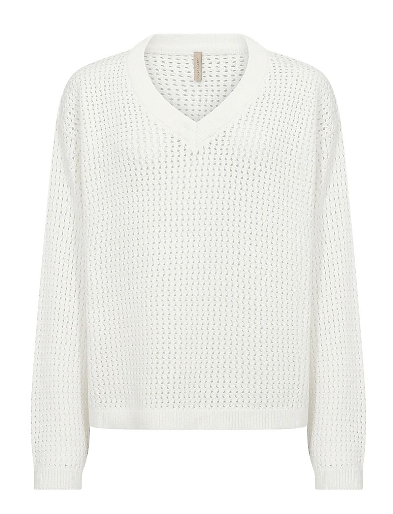 Soyaconcept - SC-DENEFA - striktrøjer - 1100 offwhite - 1