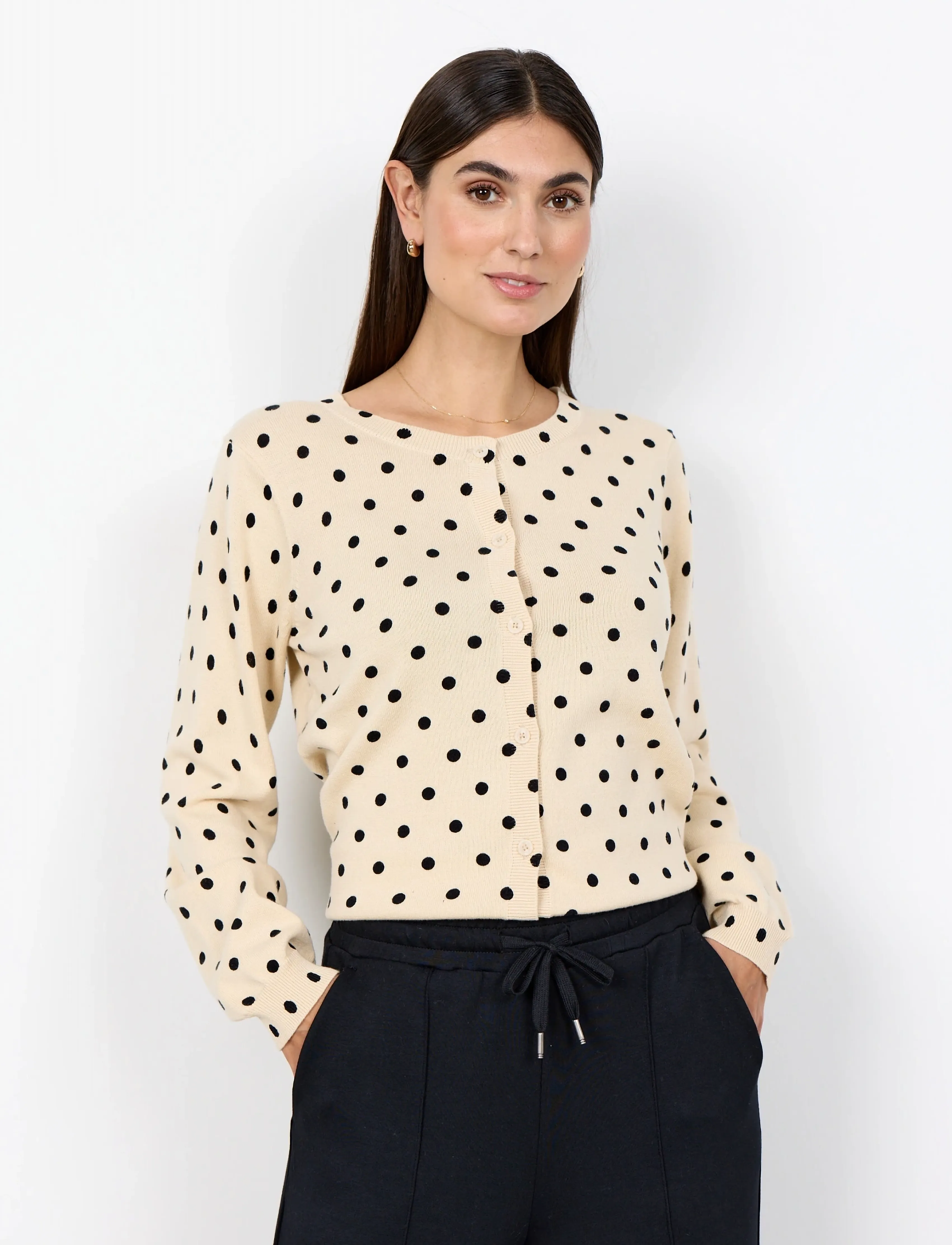 Soyaconcept Sc-Gea, XXL, Knitwear, Creme - Cardigans, Frauen