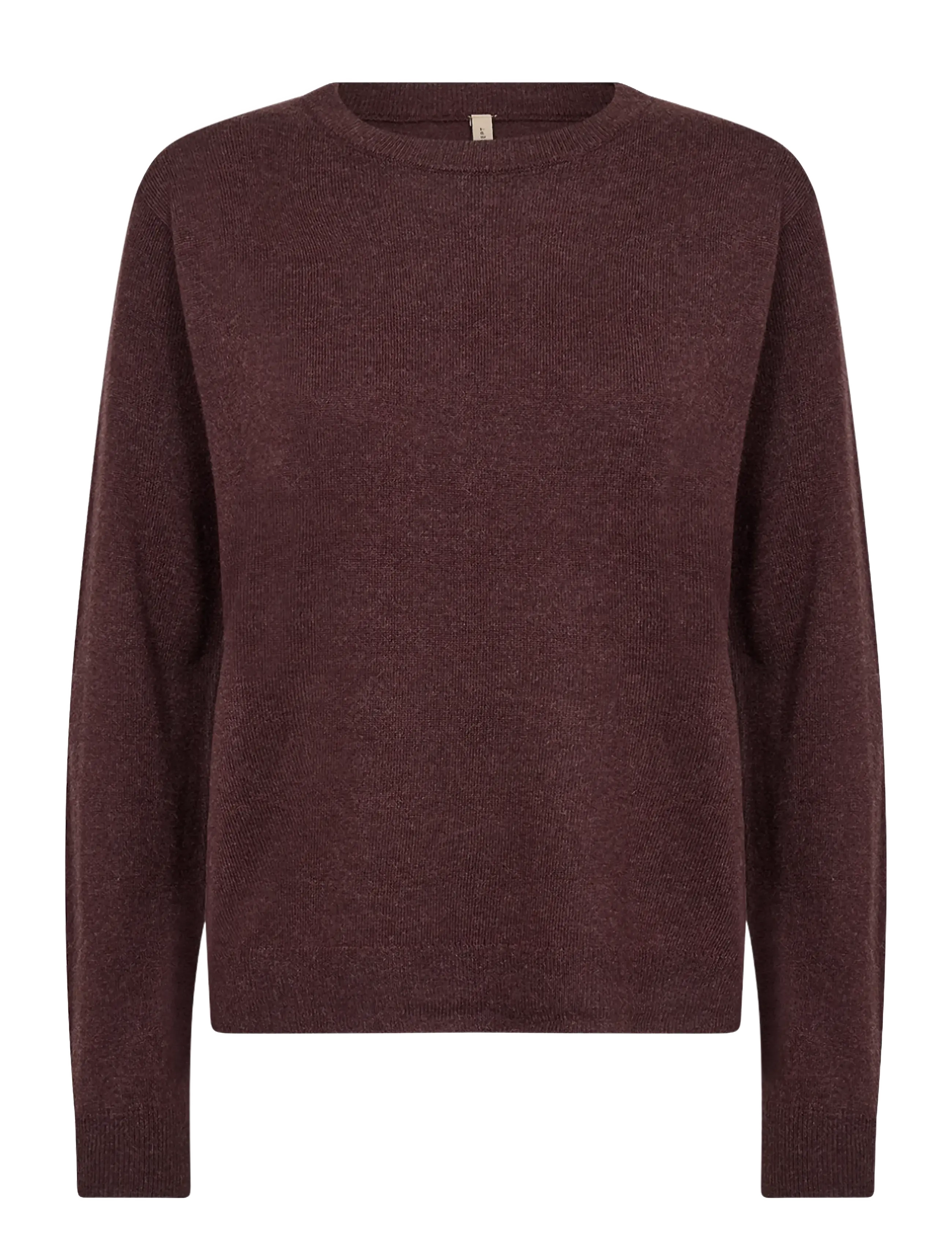 Soyaconcept SC-HANNELE - Strik - 98980 CHOCOLATE PLUM MELANGE / burgundy