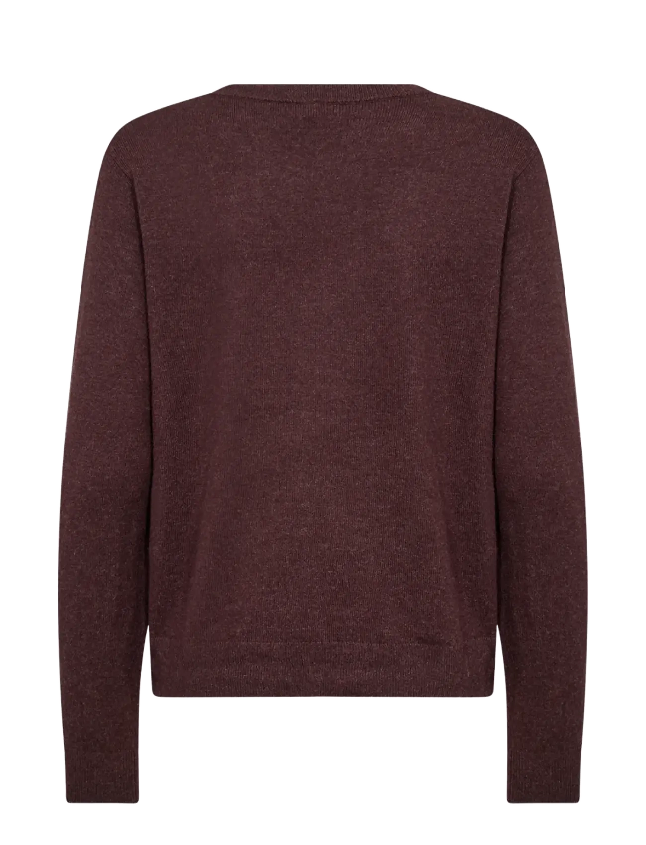 Soyaconcept - SC-HANNELE - striktrøjer - 98980 chocolate plum melange - 1