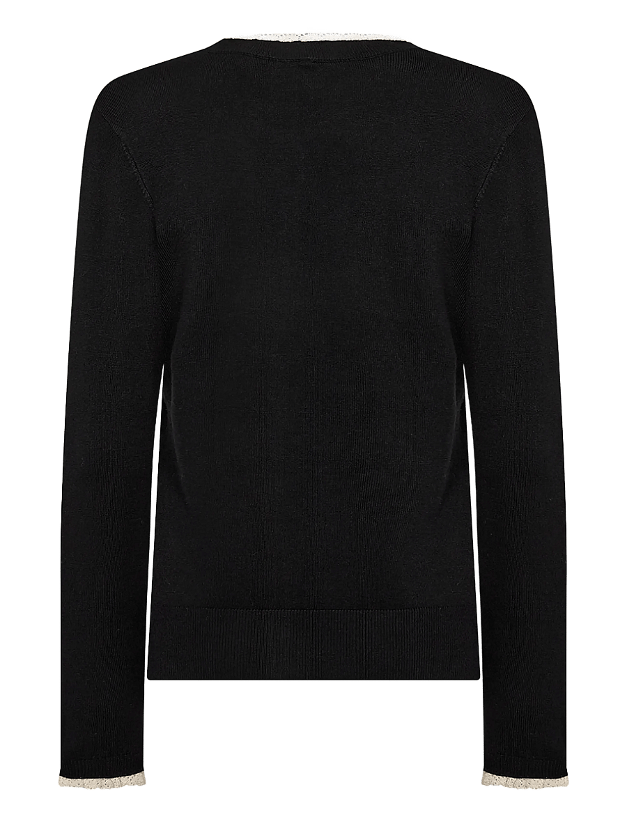 Soyaconcept - SC-DOLLIE - strickjacken - 9999 black combi - 1