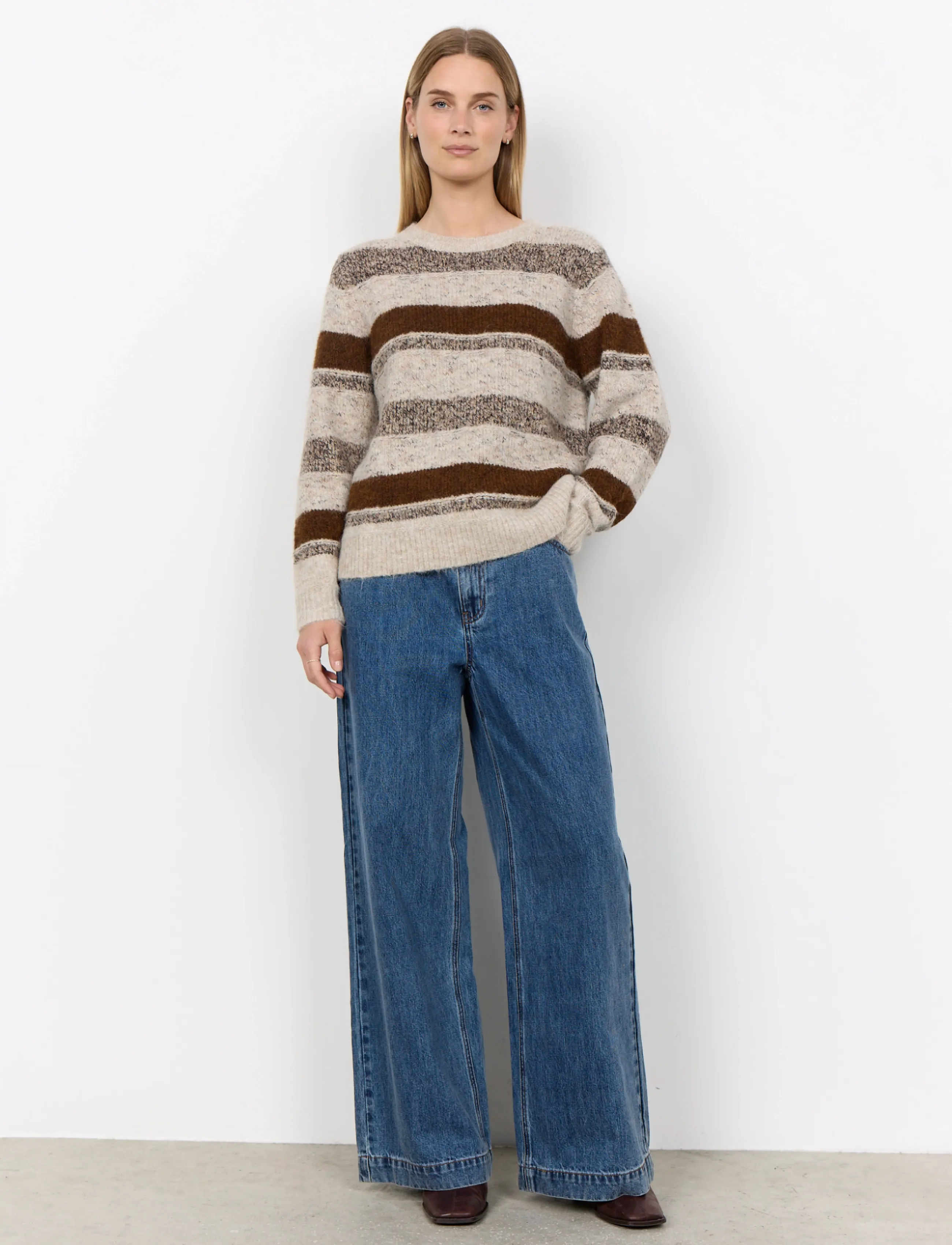 Soyaconcept - SC-HALINA YD - pullover - 98980c chocolate plum mel com - 3