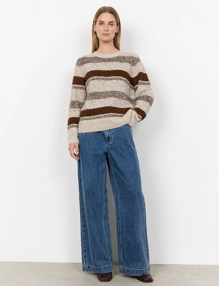 Soyaconcept - SC-HALINA YD - pullover - 98980c chocolate plum mel com - 3