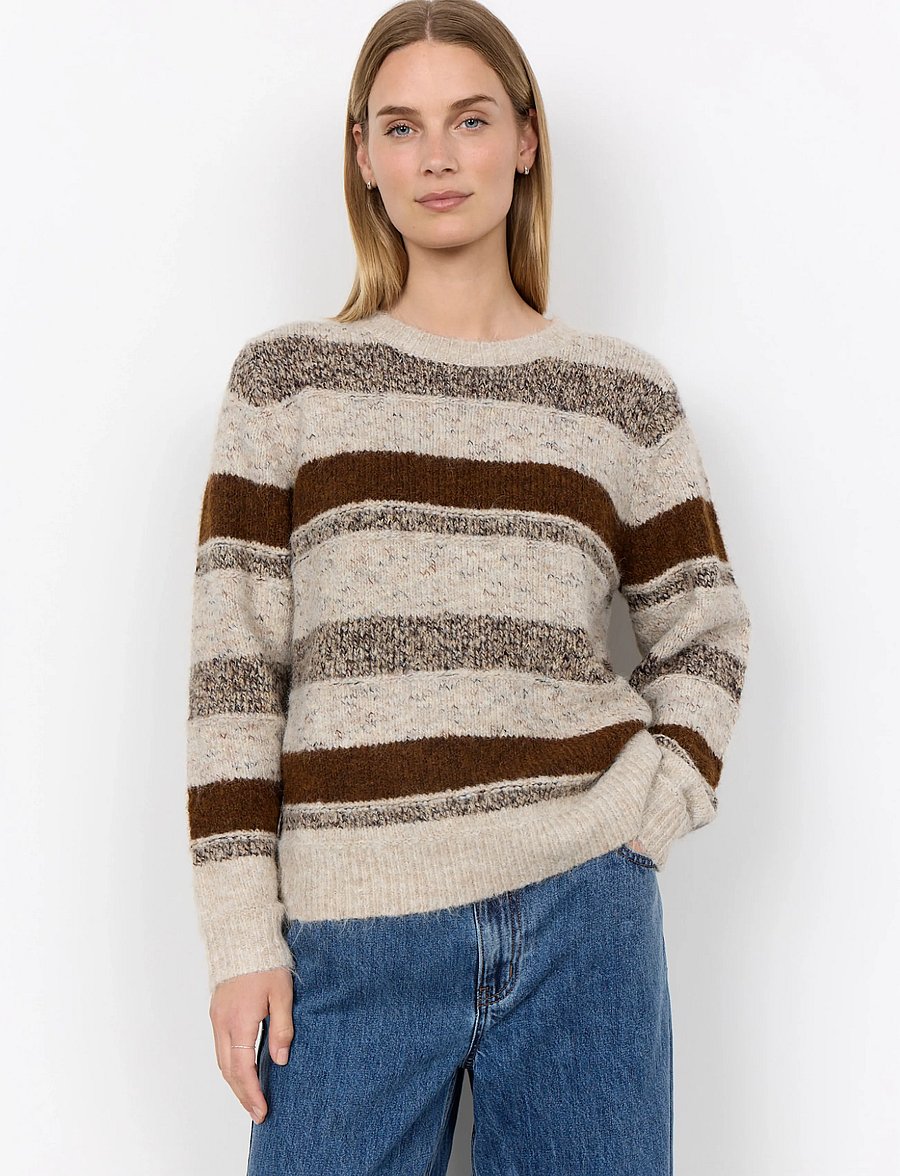 Soyaconcept - SC-HALINA YD - pullover - 98980c chocolate plum mel com - 4