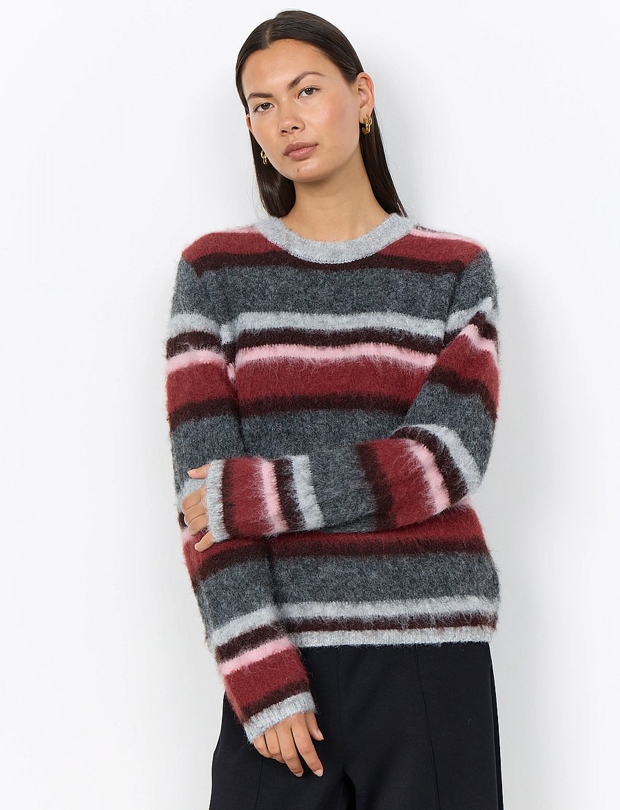 Soyaconcept - SC-HADIL YD - pullover - 94495c madder brown mel com - 0