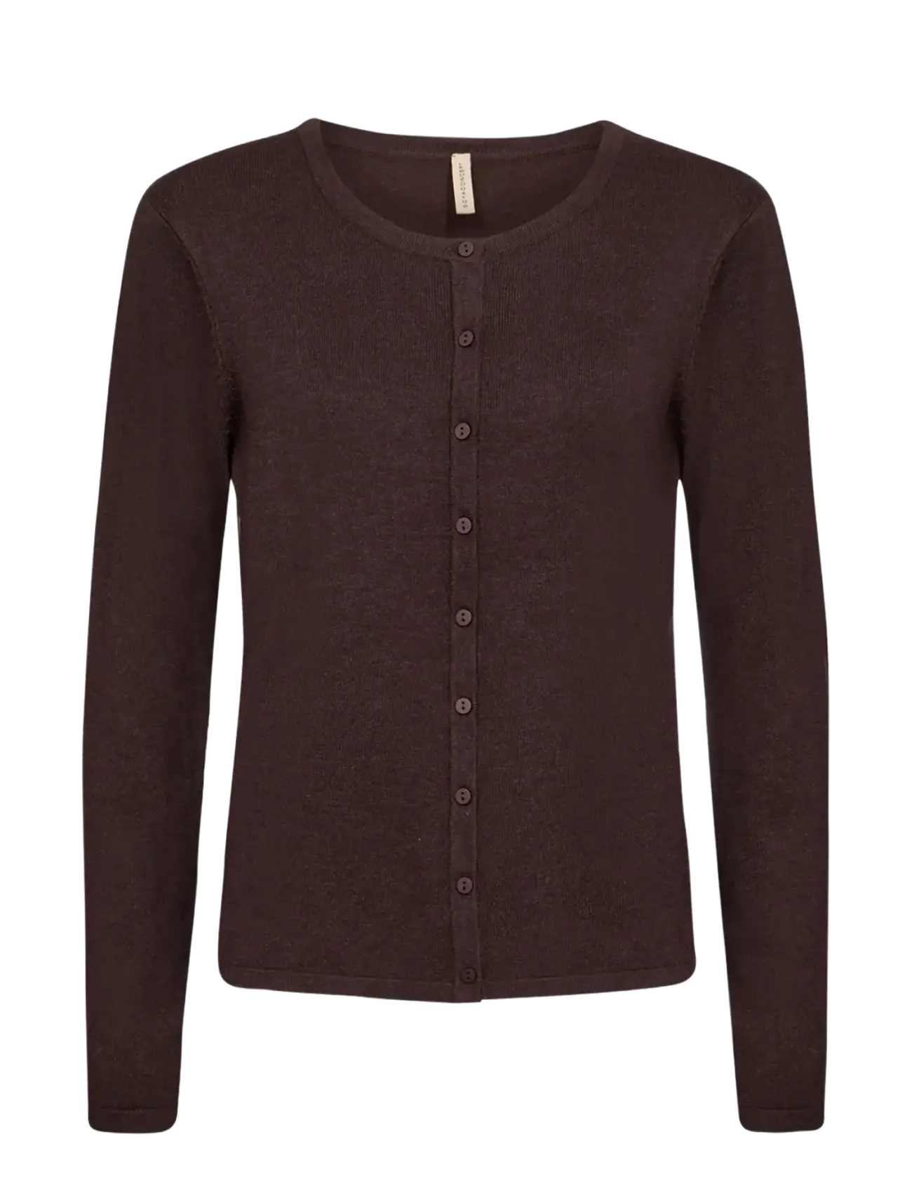 Soyaconcept - SC-DOLLIE - koftor - 98980 chocolate plum melange - 1