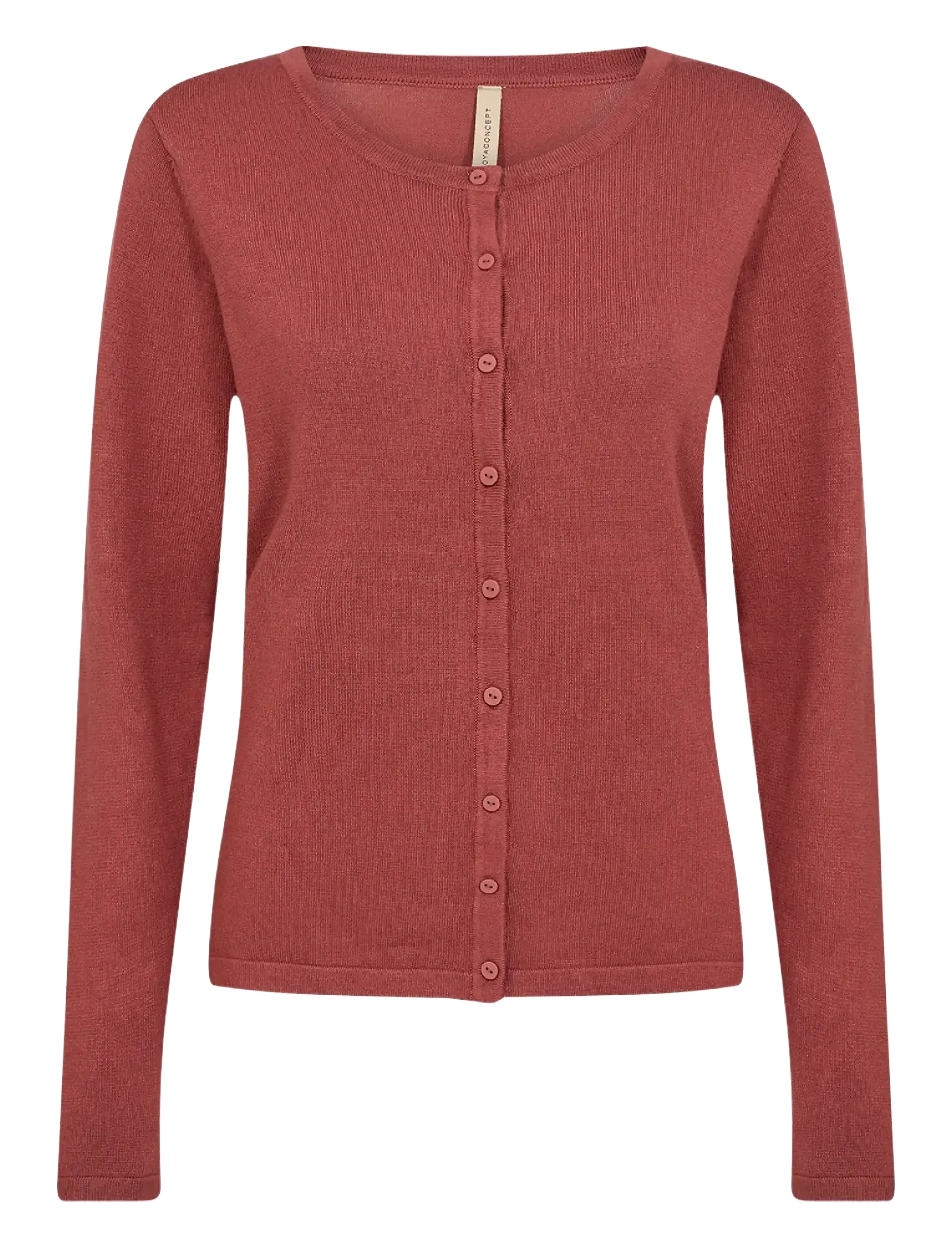 Soyaconcept SC-DOLLIE - Cardigans - 94577 MINERAL RED MEL / coral