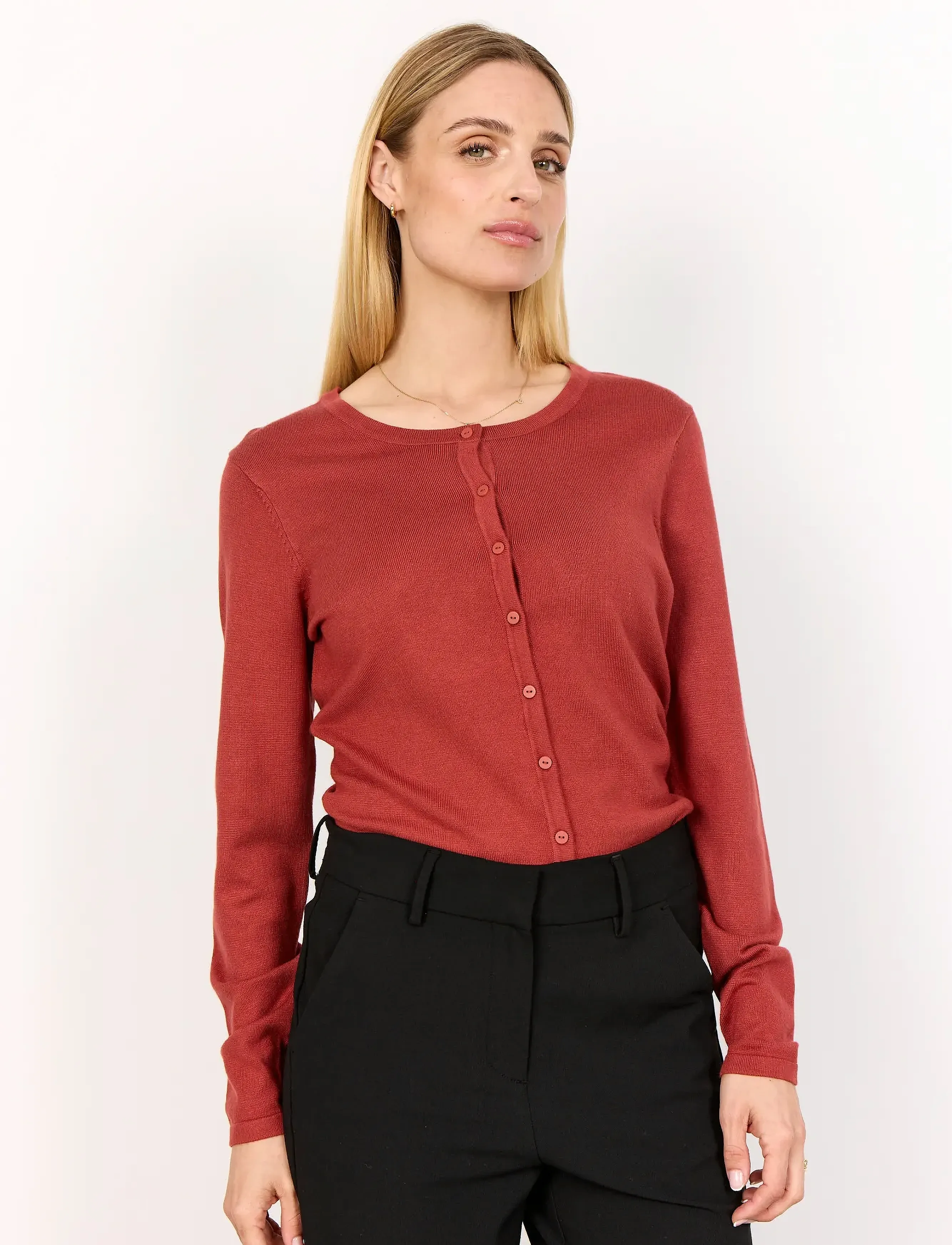 Soyaconcept Sc-Dollie, XS, Coral, Strik > Cardigans, Dame