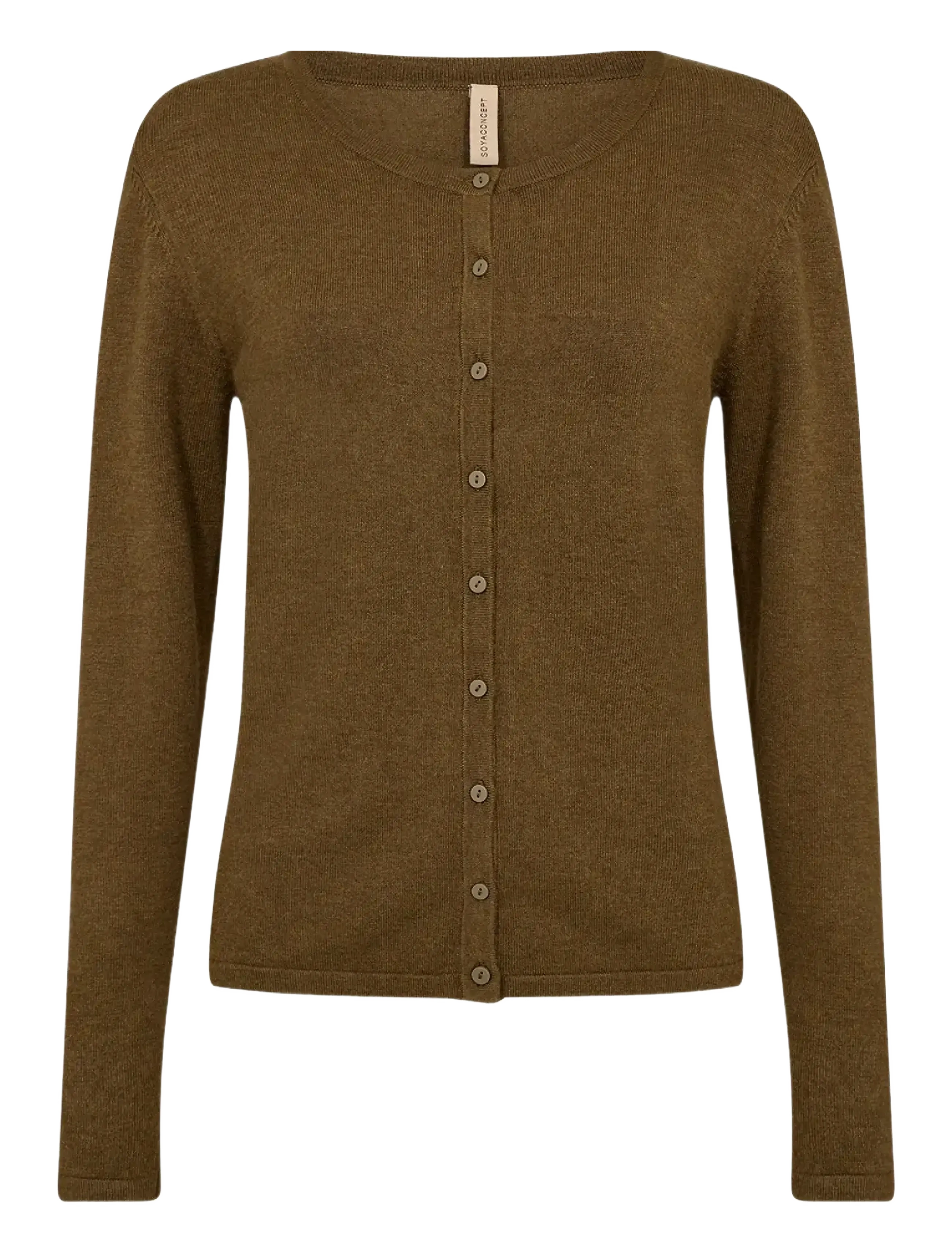 Soyaconcept SC-DOLLIE - Cardigans - 97230 MISTY OLIVE MEL / khaki/green