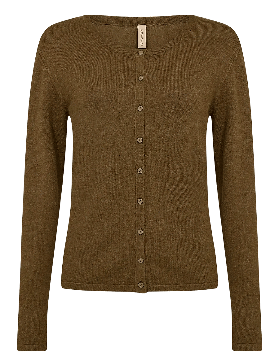 Soyaconcept - SC-DOLLIE - cardigans - 97230 misty olive mel - 1