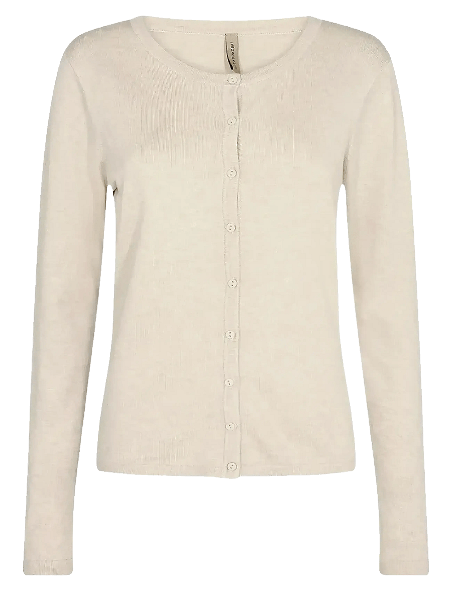 Soyaconcept - SC-DOLLIE - koftor - cream melange - 1
