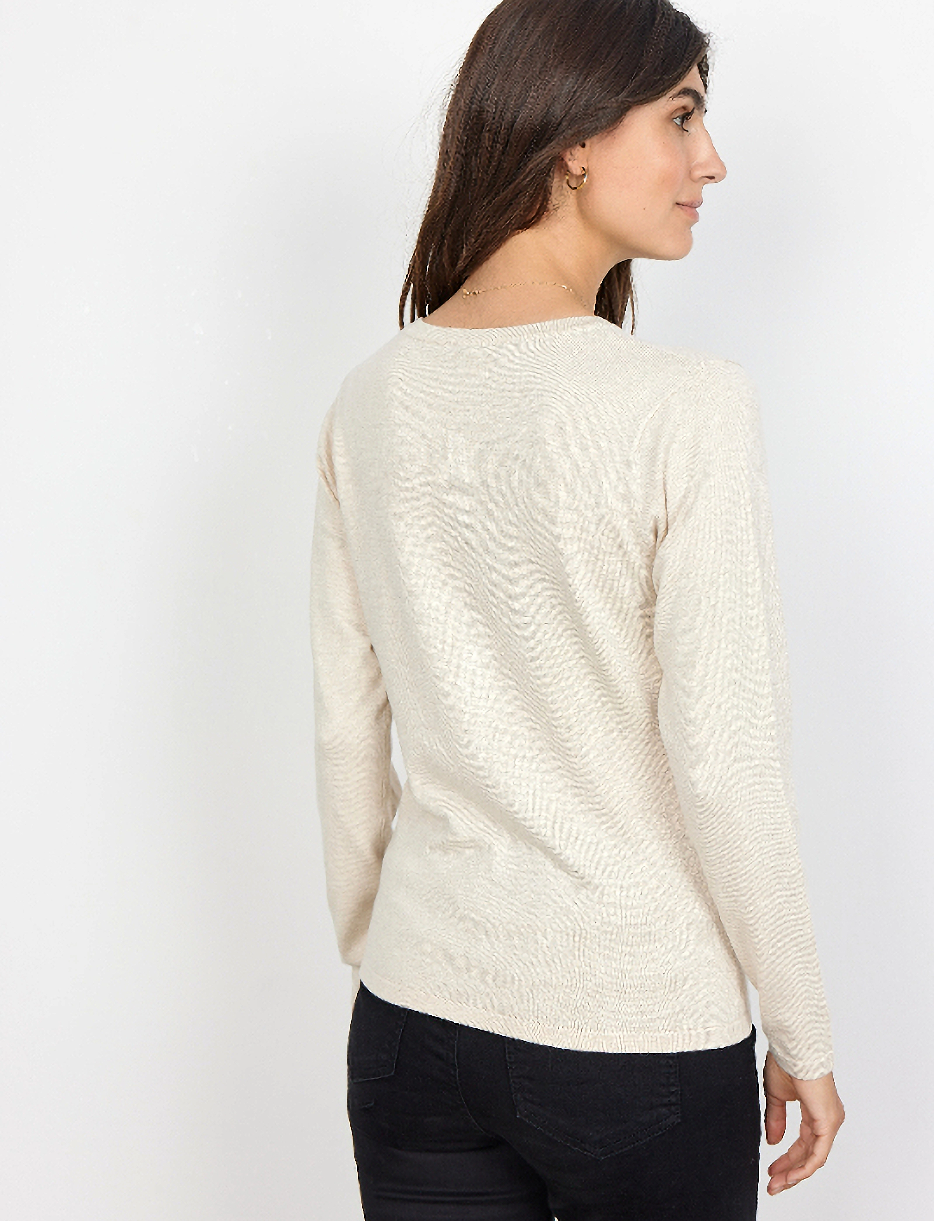 Soyaconcept - SC-DOLLIE - cardigans - cream melange - 4