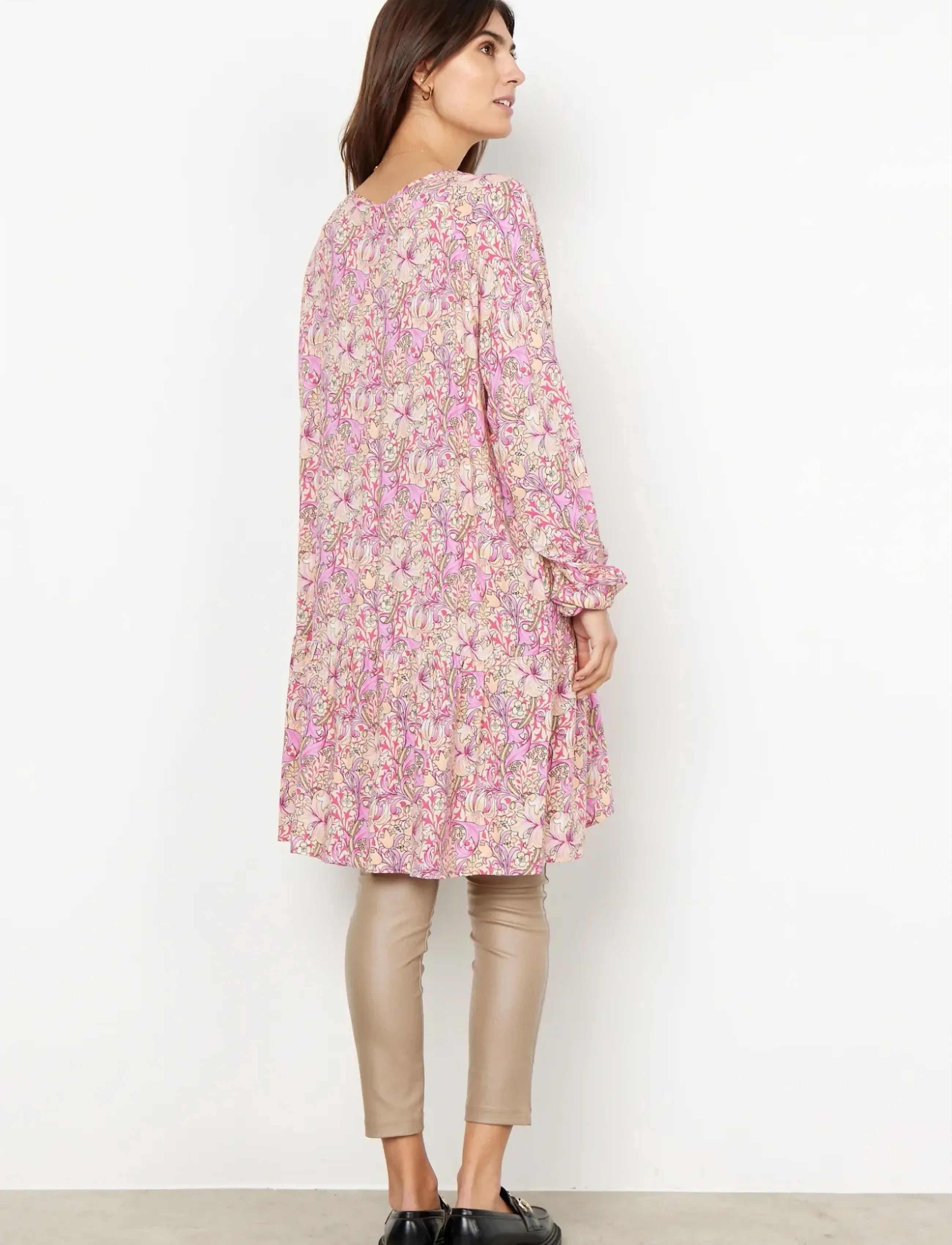 Soyaconcept - SC-KRAKA - korte jurken - fuchsia rose combi - 3