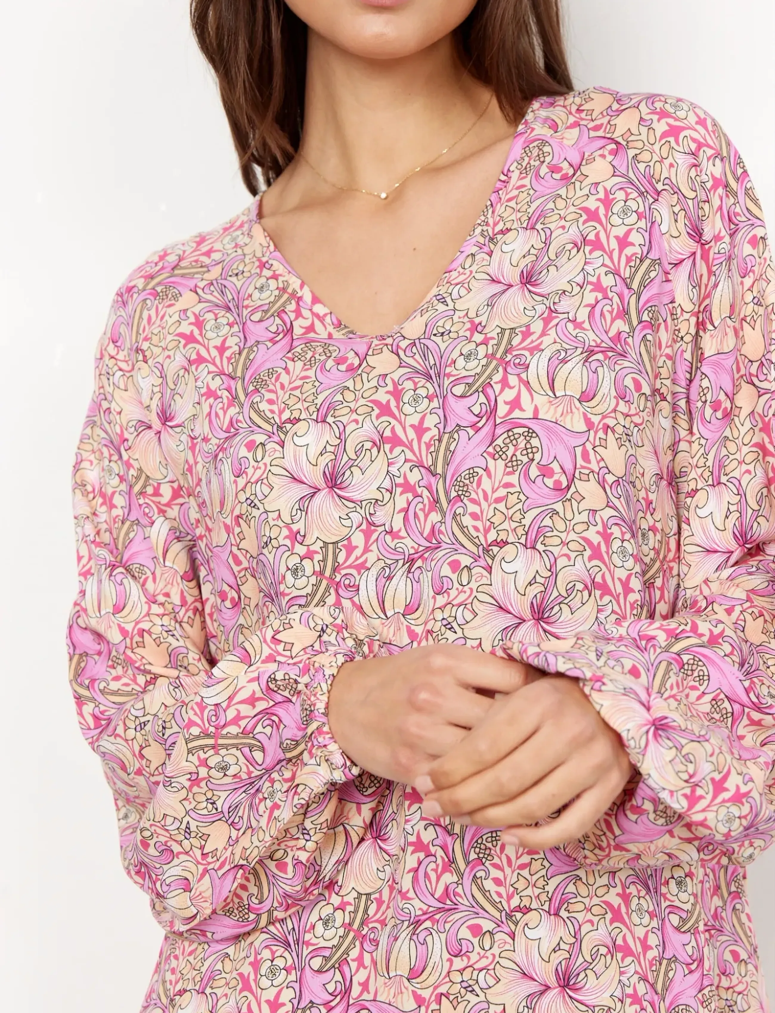 Soyaconcept - SC-KRAKA - korte jurken - fuchsia rose combi - 5