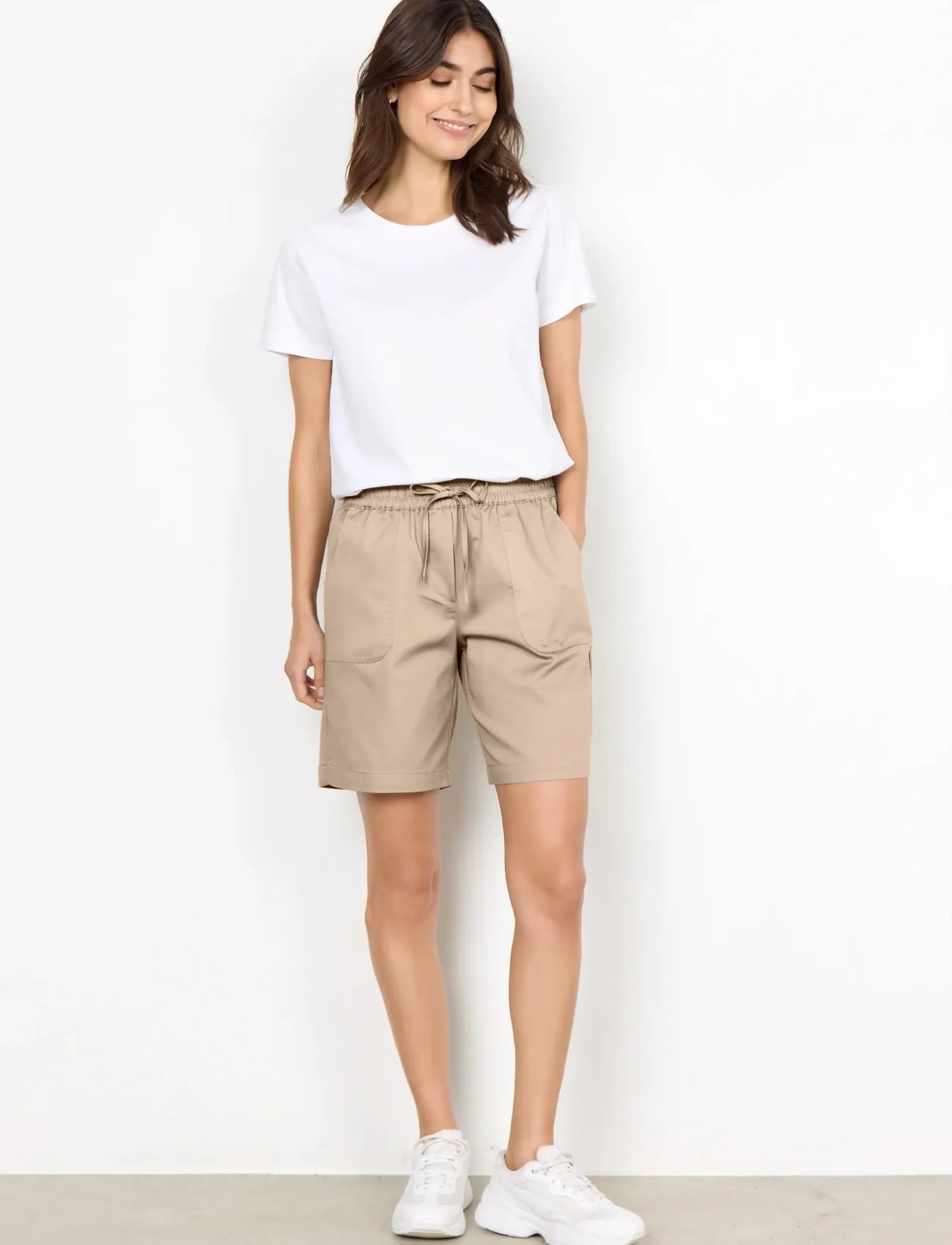 Soyaconcept - SC-AKILA - casual shorts - 8030 camel - 4