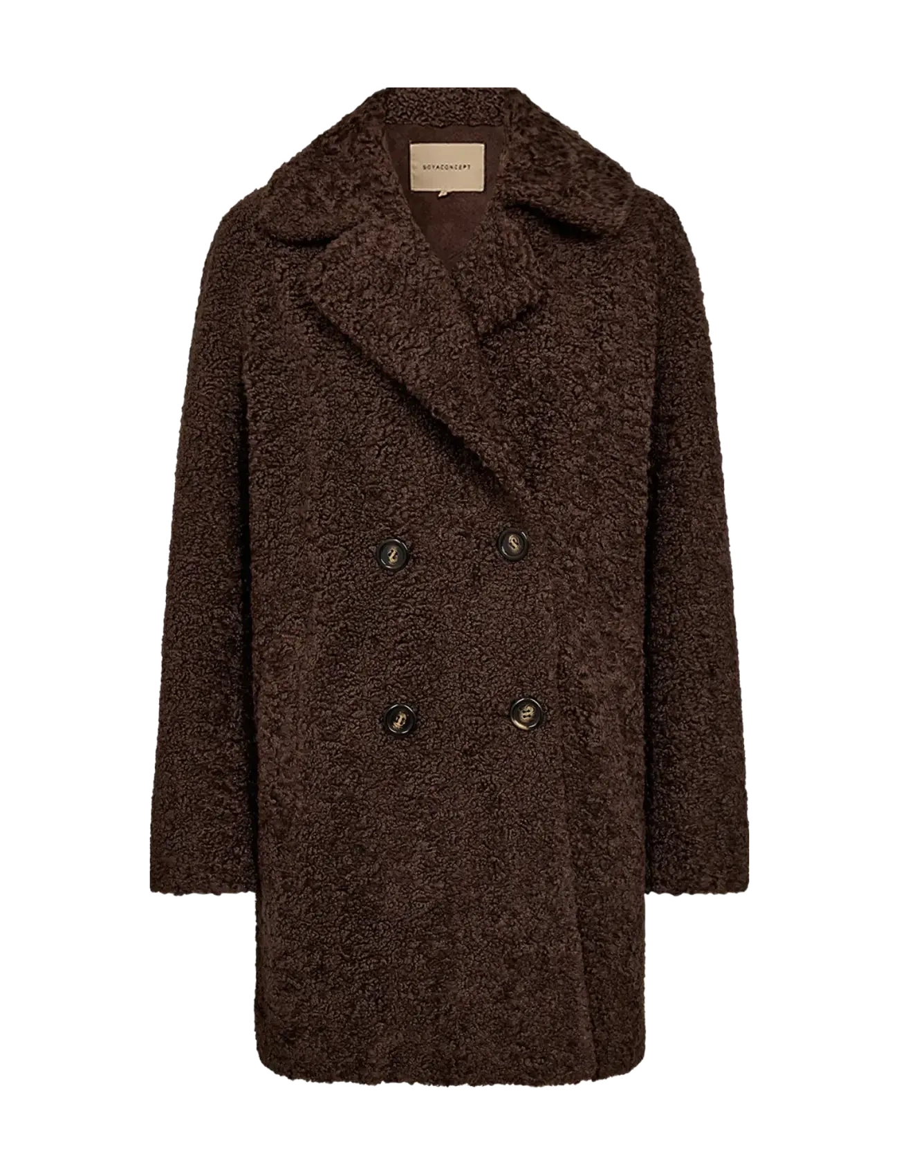 Soyaconcept SC-MUKITE - Fuskpäls - 8694 HOT FUDGE / brown