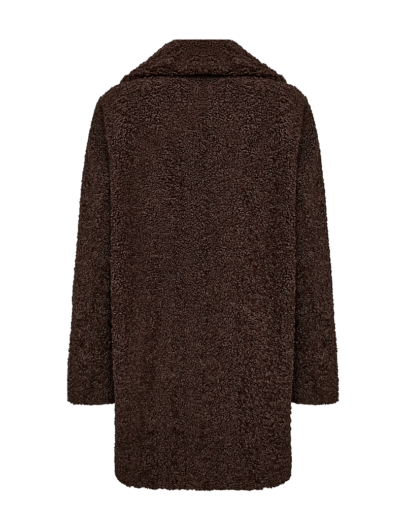 Soyaconcept - SC-MUKITE - faux fur jakker - 8694 hot fudge - 2