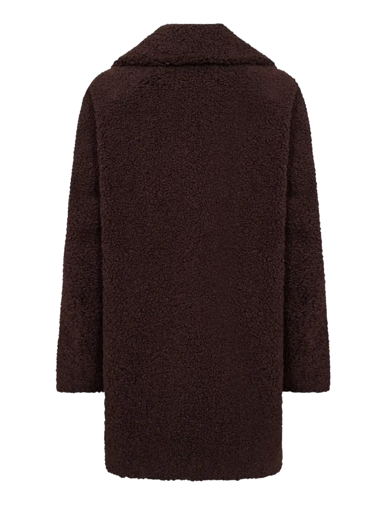 Soyaconcept - SC-MUKITE - faux fur jakker - 8980 chocolate plum - 2