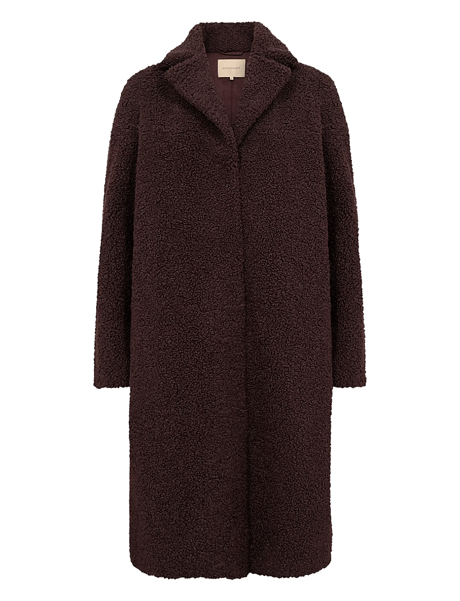 Soyaconcept - SC-MUKITE - mäntel - 8980 chocolate plum - 1