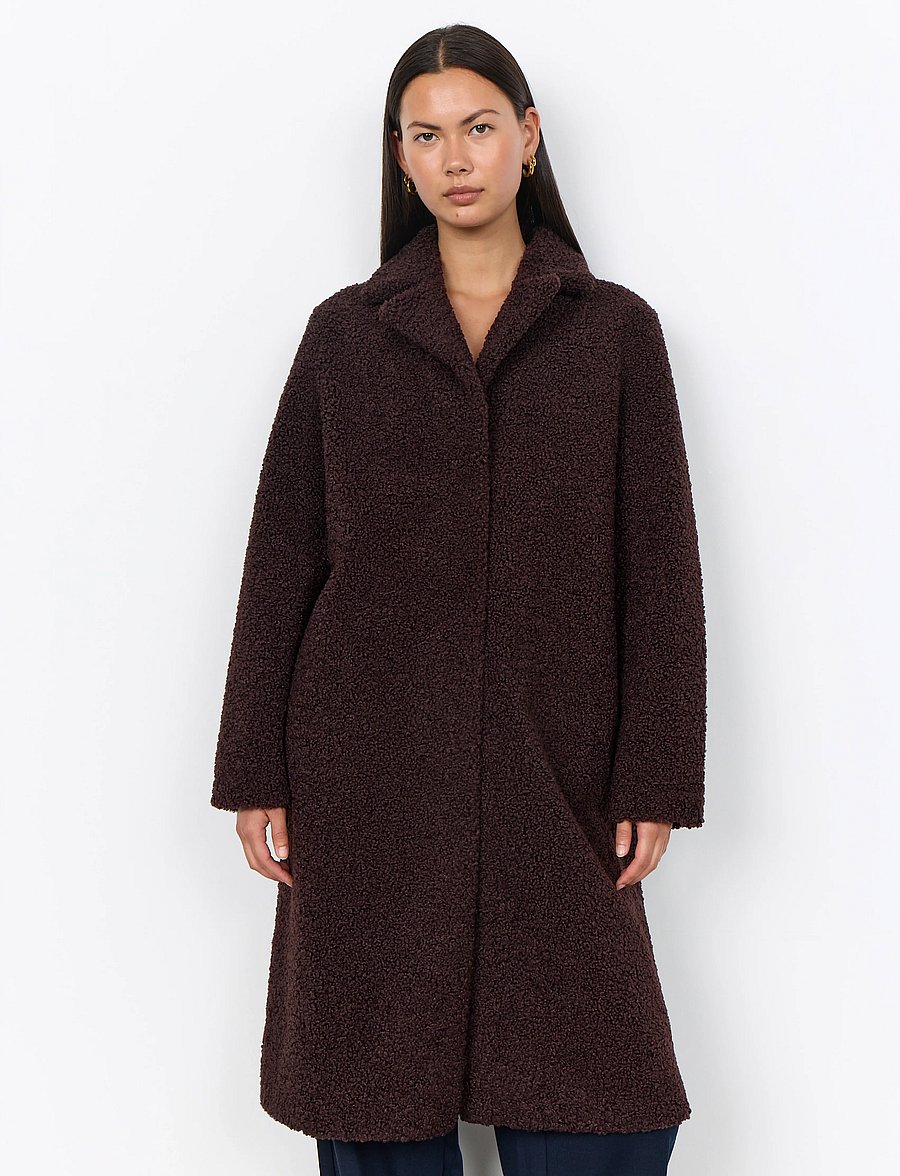 Soyaconcept - SC-MUKITE - mäntel - 8980 chocolate plum - 0