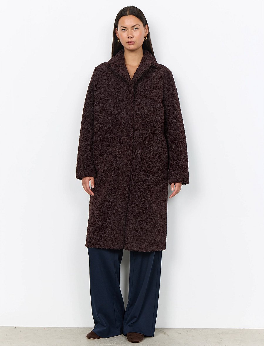 Soyaconcept - SC-MUKITE - mäntel - 8980 chocolate plum - 3