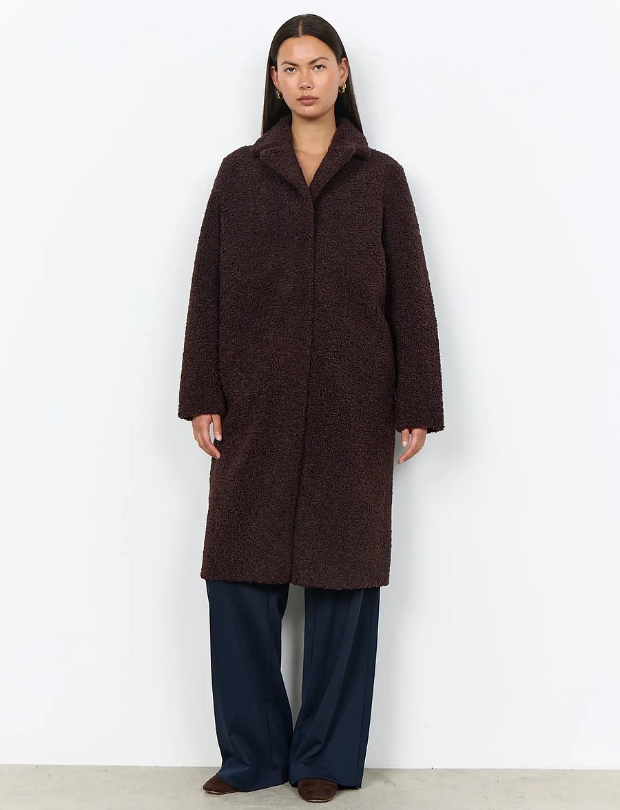 Soyaconcept - SC-MUKITE - mäntel - 8980 chocolate plum - 4