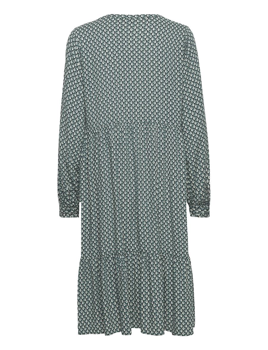Soyaconcept - SC-TALITA - midi kjólar - shady green combi - 2