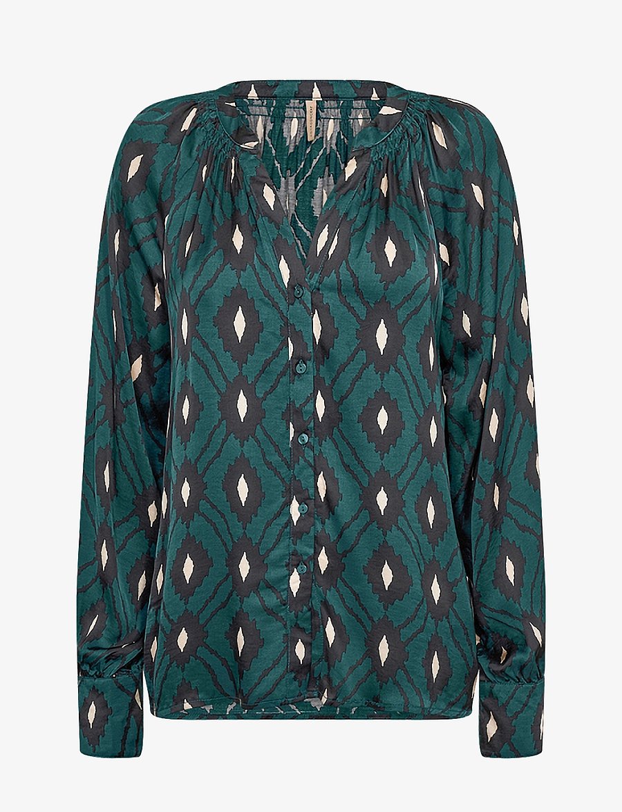 Soyaconcept - SC-TAMMI - pitkähihaiset puserot - shady green combi - 1