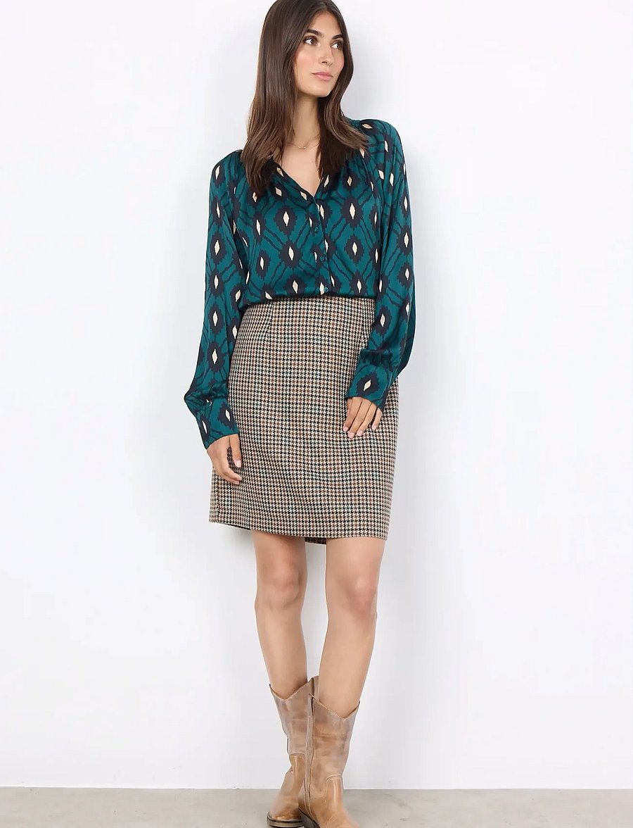 Soyaconcept - SC-TAMMI - pitkähihaiset puserot - shady green combi - 4